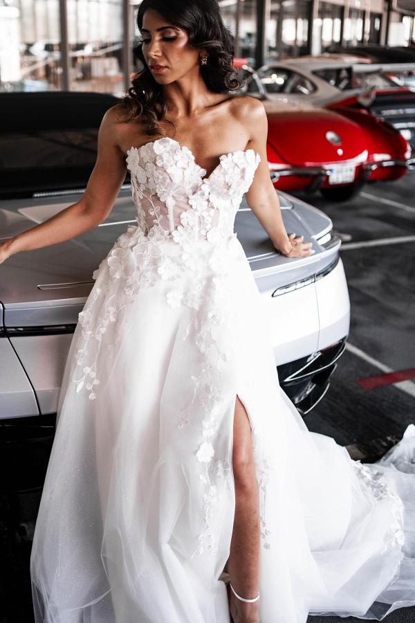 Elegant Wedding Dresses A-Line | Bridal Gowns with Lace-babyonlinedressde