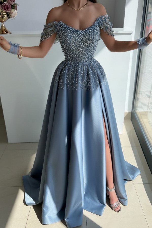 Designer Abendkleider Lang Glitzer | Abiballkleider Grün Günstig