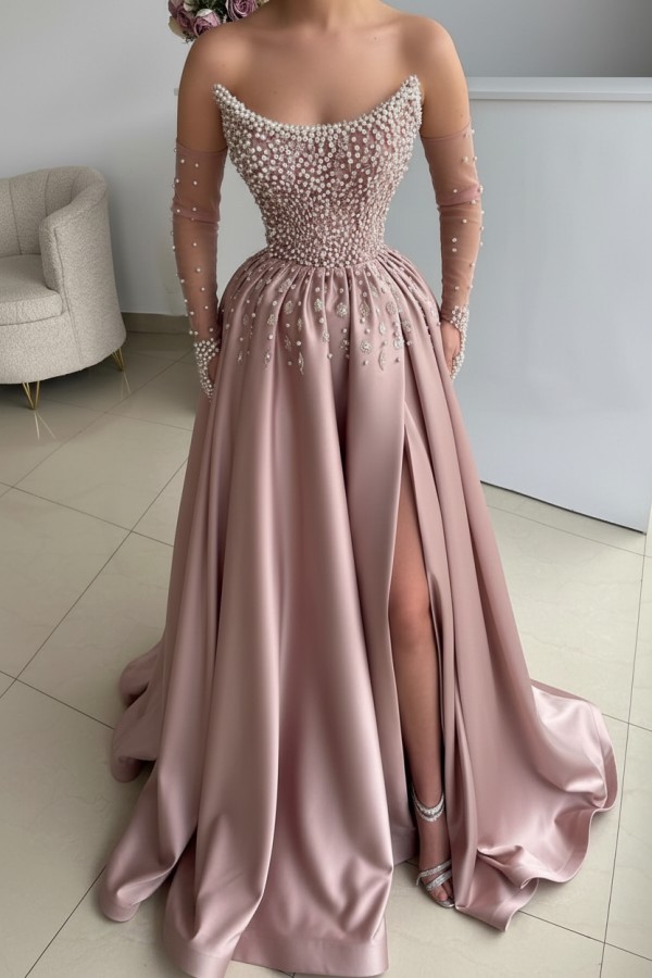 Seladongrün Abendkleider Lang Glitzer Ballkleider Abiballkleider Günstig