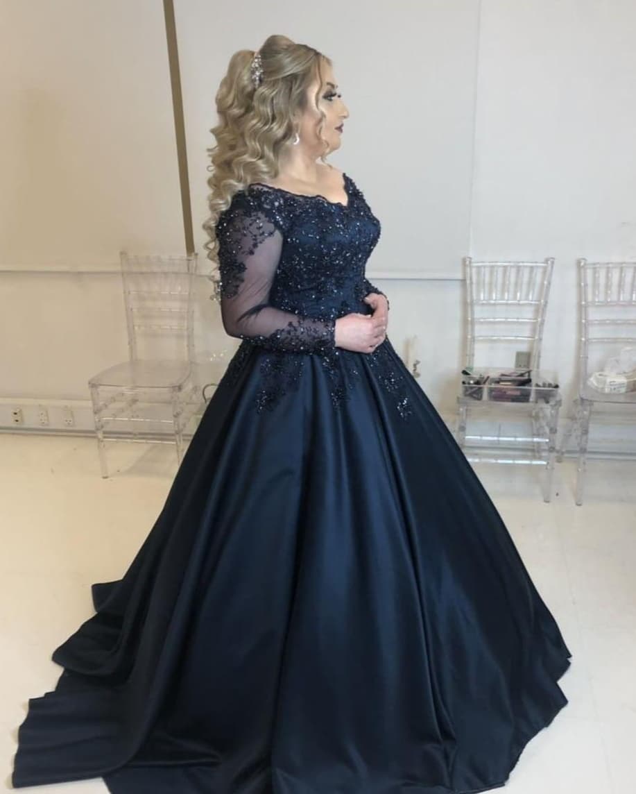 Günstige Abendkleider Lang Mit Ärmel | Ballkleider Sale Online-babyonlinedressde