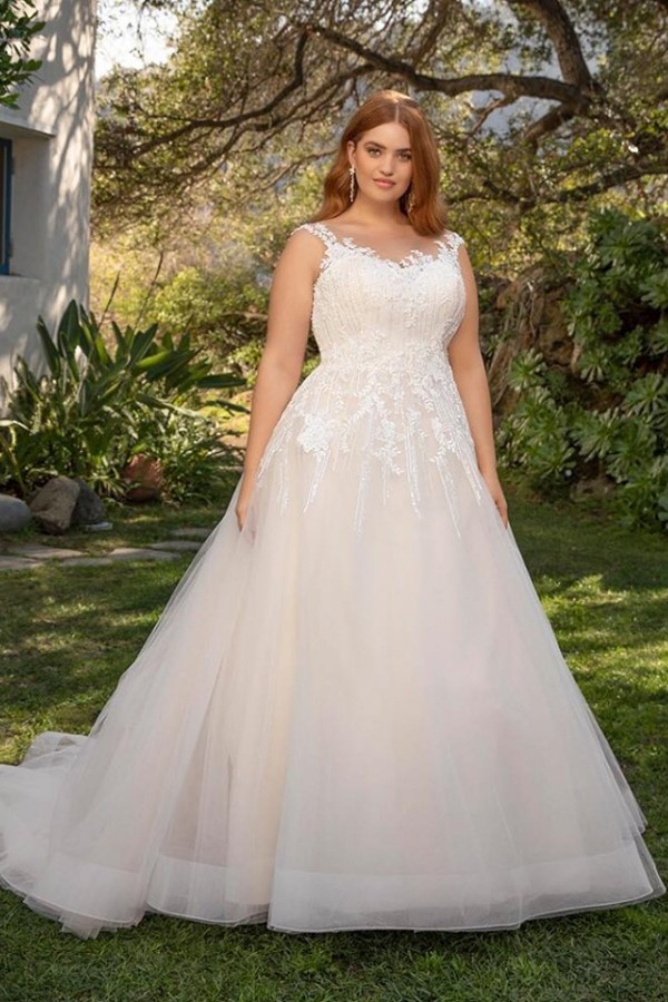 Elegante Hochzeitskleider Große Größe | Brautkleider Übergroße Online