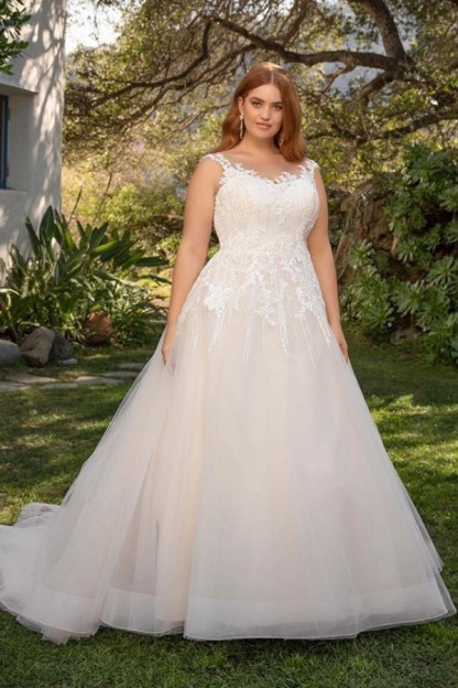 Elegante Hochzeitskleider Große Größe | Brautkleider Übergroße Online