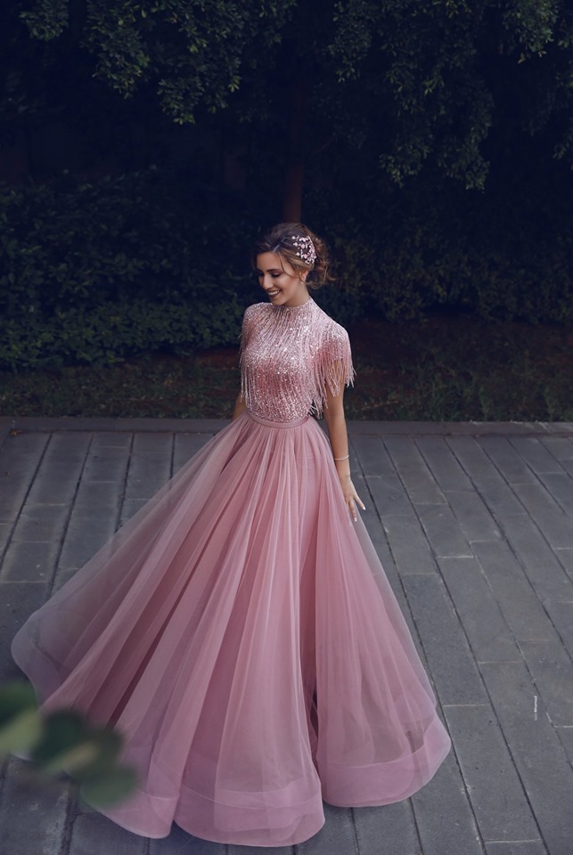 Luxus Abendkleider Lang Rosa | Etuikleider Abiballkleider Online Kaufen