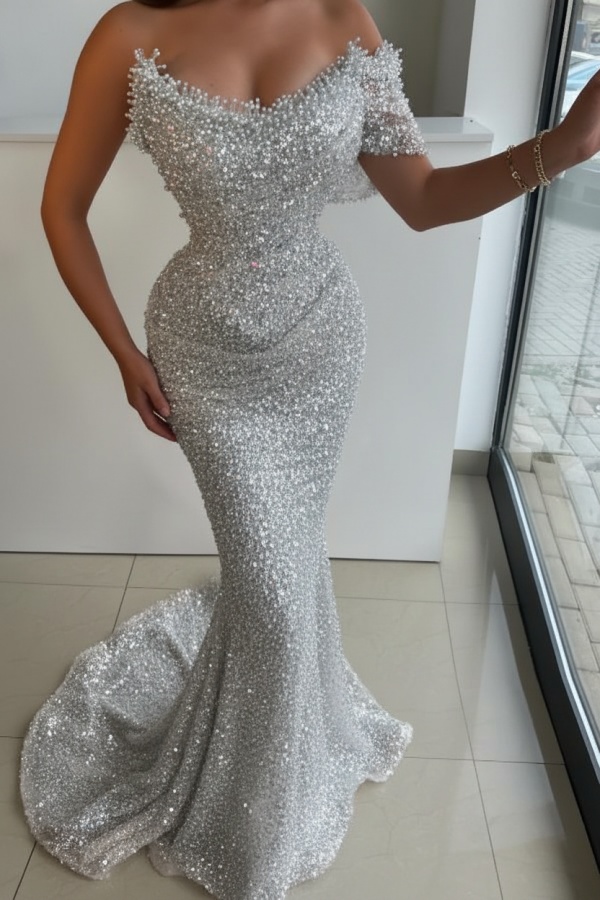 Designer Abendkleider Lang Rosa Abiballkleider Abendmoden Glitzer
