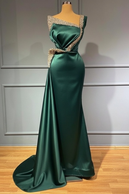 Blaues Abendkleid Lang Günstig | Abiballkleider mit Glitzer