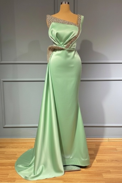 Blaues Abendkleid Lang Günstig | Abiballkleider mit Glitzer