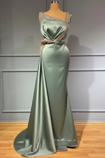 Blaues Abendkleid Lang Günstig | Abiballkleider mit Glitzer