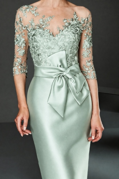 Schöne Brautmutterkleider Kurz mit Spitze | Elegante Kleider für Brautmutter