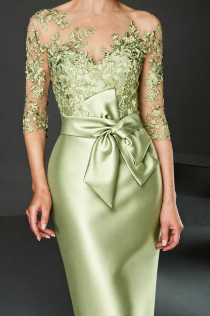 Schöne Brautmutterkleider Kurz mit Spitze | Elegante Kleider für Brautmutter
