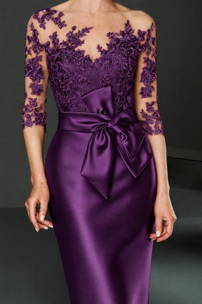 Schöne Brautmutterkleider Kurz mit Spitze | Elegante Kleider für Brautmutter