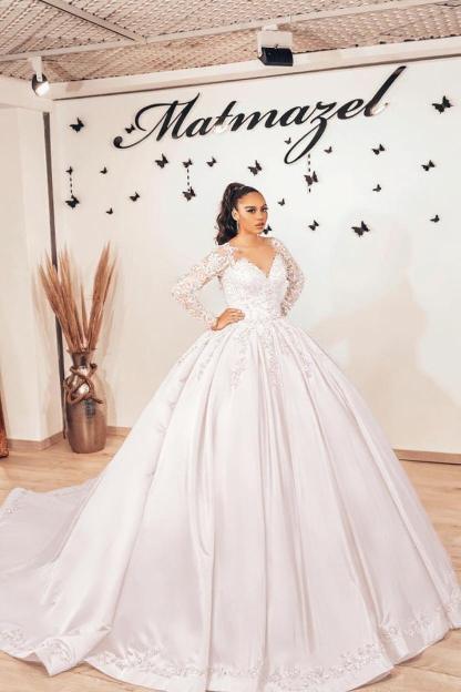 Schwarze Brautkleider mit Ärmel | Prinzessin Hochzeitskleider Spitze-babyonlinedressde