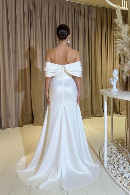 Designer Abendkleider Lang Weiß | Sexy Abiballkleider Günstig-babyonlinedressde
