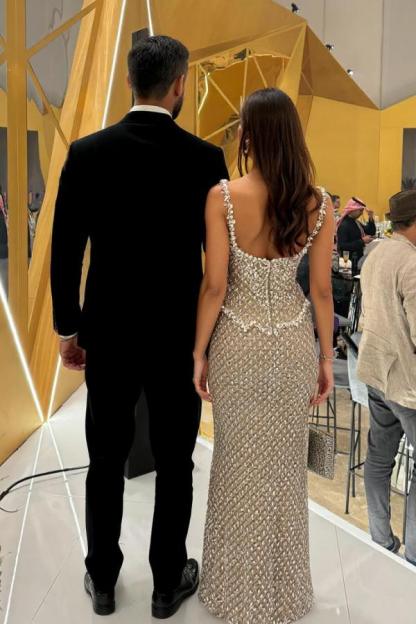 Schöne Abendkleider Lang Glitzer Extravagante Ballkleider Partykleider Online-babyonlinedressde