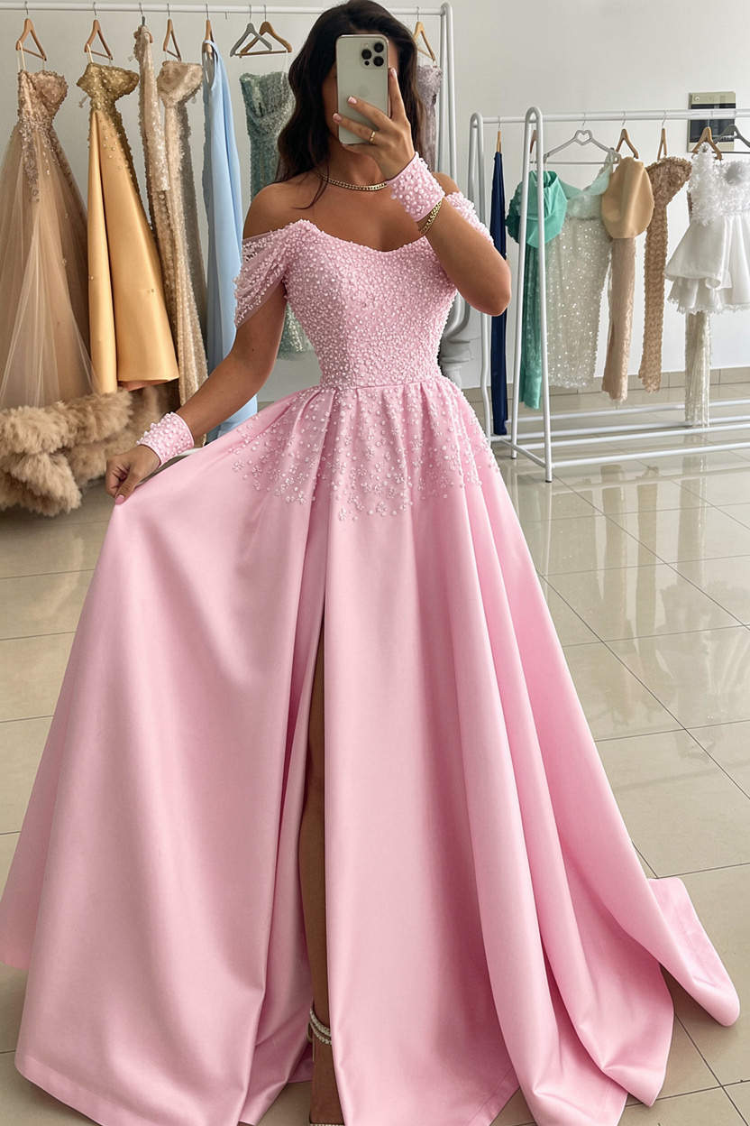 Günstige Abendkleider Lang Grün Ballkleider Abiballkleider mit Glitzer