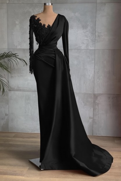 Rote Abiballkleider Lang Günstig | Abendkleider mit Ärmel