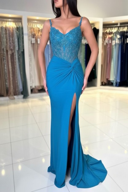 Wunderschöne Abendkleider Weinrot | Abiballkleider Lang Glitzer