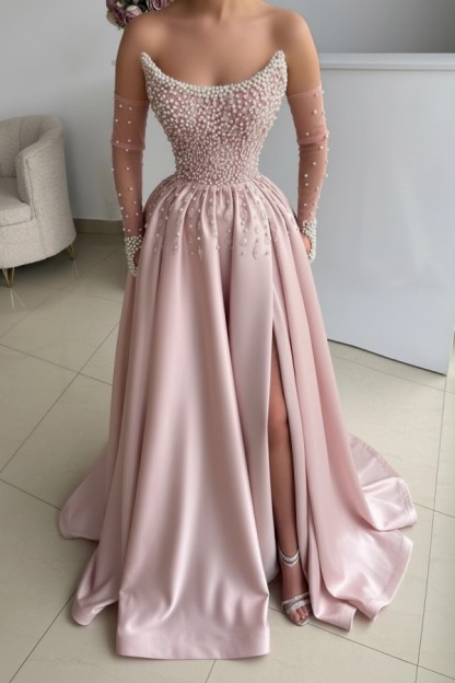 Seladongrün Abendkleider Lang Glitzer Ballkleider Abiballkleider Günstig