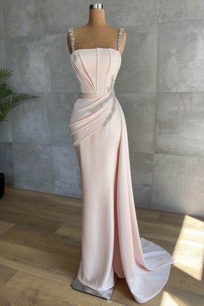 Champagne Abendkleider Lang Glitzer | Abendmoden Online