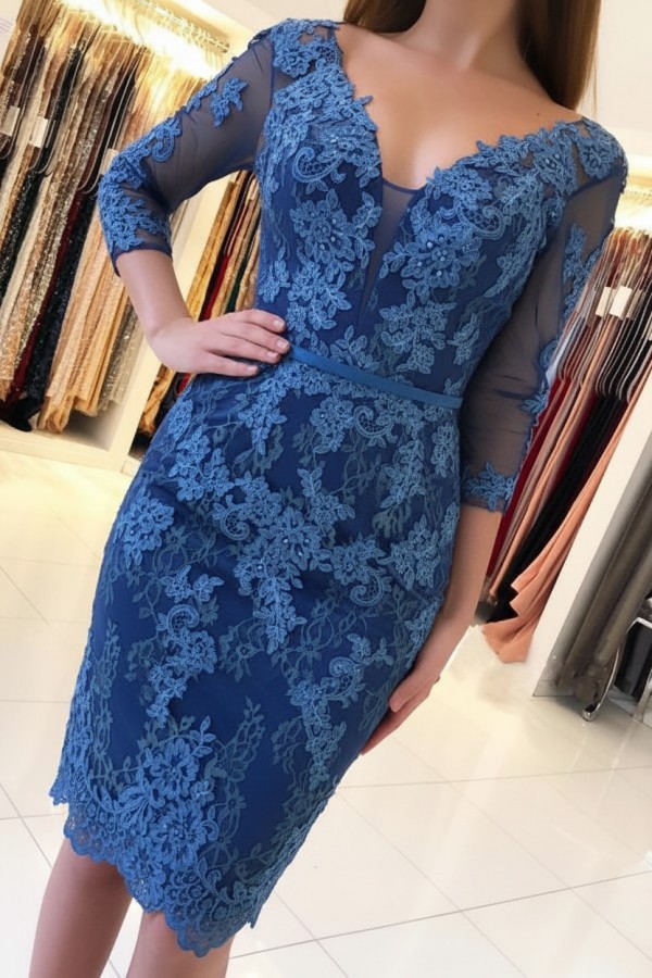 Mint Cocktailkleider Kurz Gunstig | Abendkleider Mit armel | Babyonlinedress.de