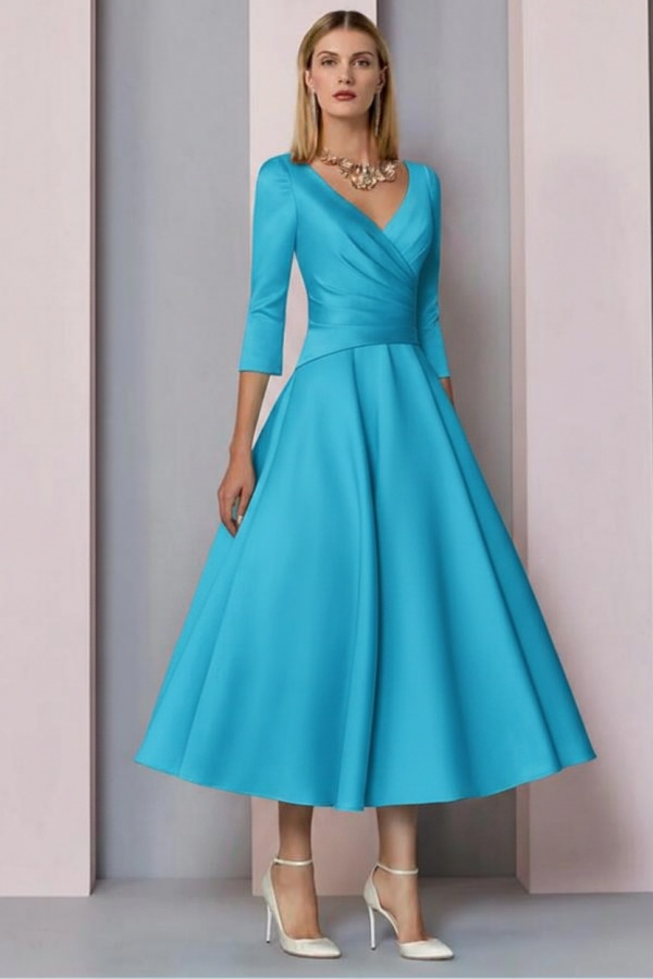 Elegante Brautmutterkleider Mit Ärmel | Kleider für Brautmutter