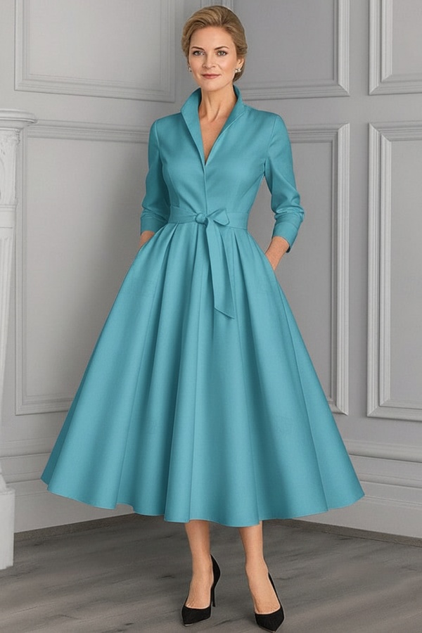 Festliche Hochzeitspartykleider Weiß Brautmutterkleider Kurz Mit Ärmel