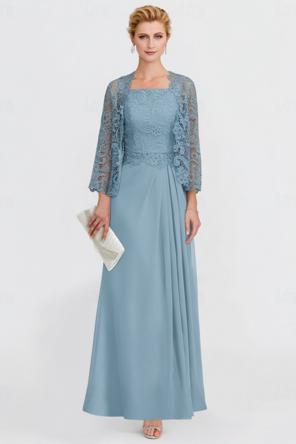 Elegante Brautmutterkleider Mit Jacket Kleider für Brautmutter