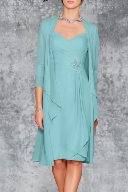 Schöne Brautmutterkleider Mint Grün | Kleider für Brautmutter