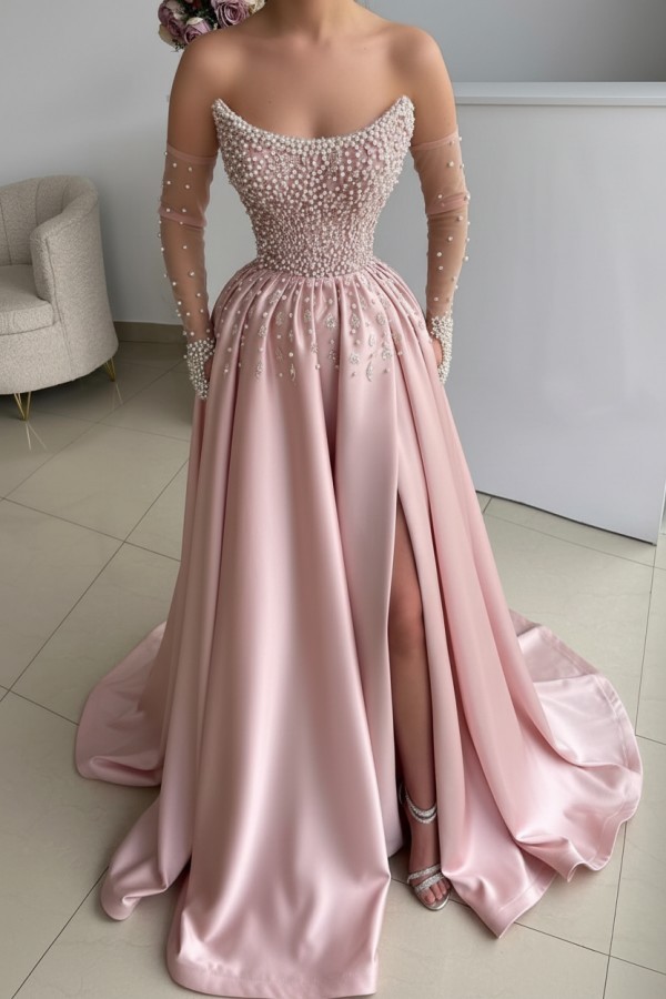 Seladongrün Abendkleider Lang Glitzer Ballkleider Abiballkleider Günstig