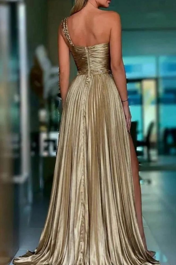 Golden Ballkleider Lang Glitzer Abendkleider Abendmoden Günstig