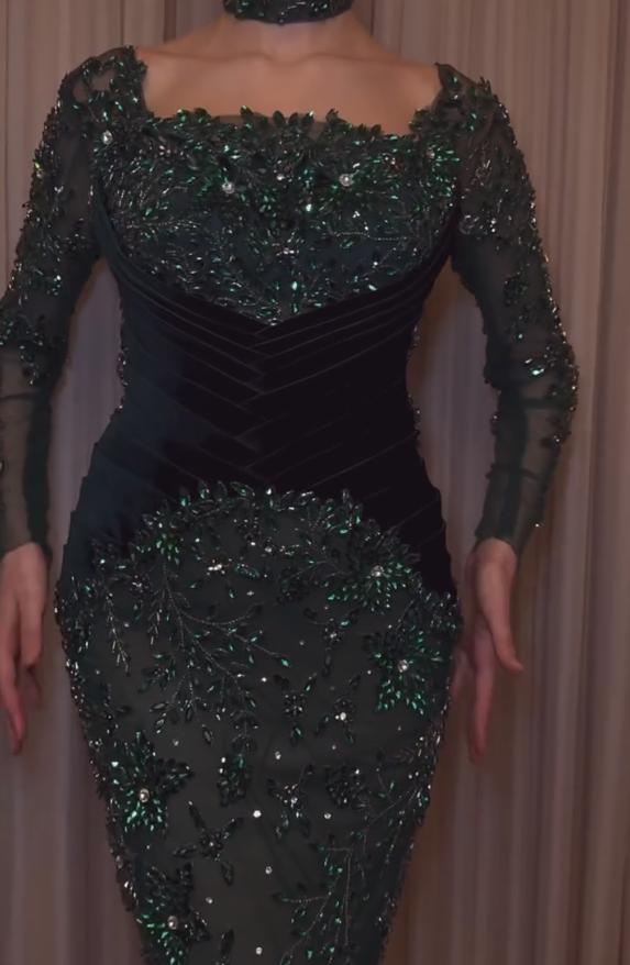 Abendkleider Lang Grün | Schlichte Abiballkleider Günstig Online