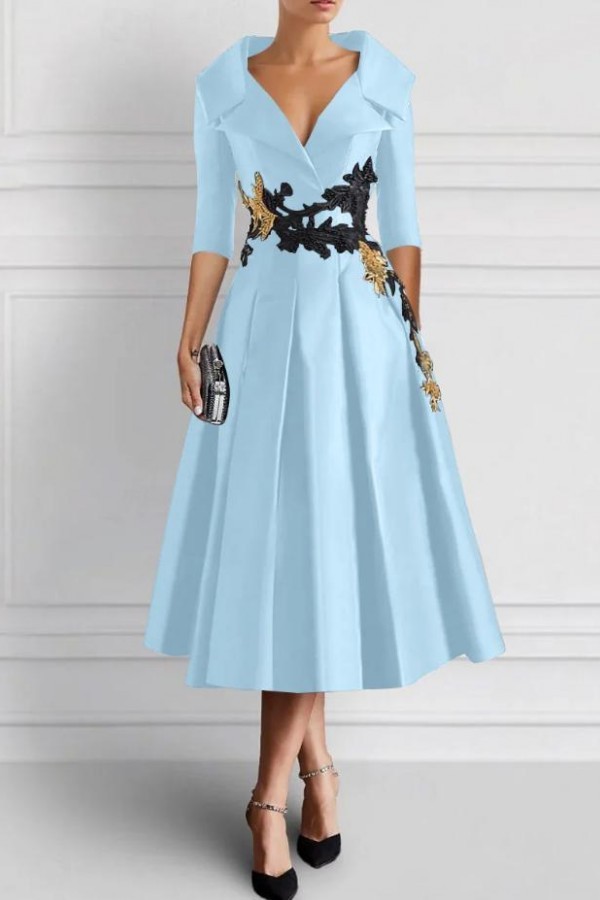 Vintage Brautmutterkleider Schwarz Mit Ärmel Festliche Kleider Kurz