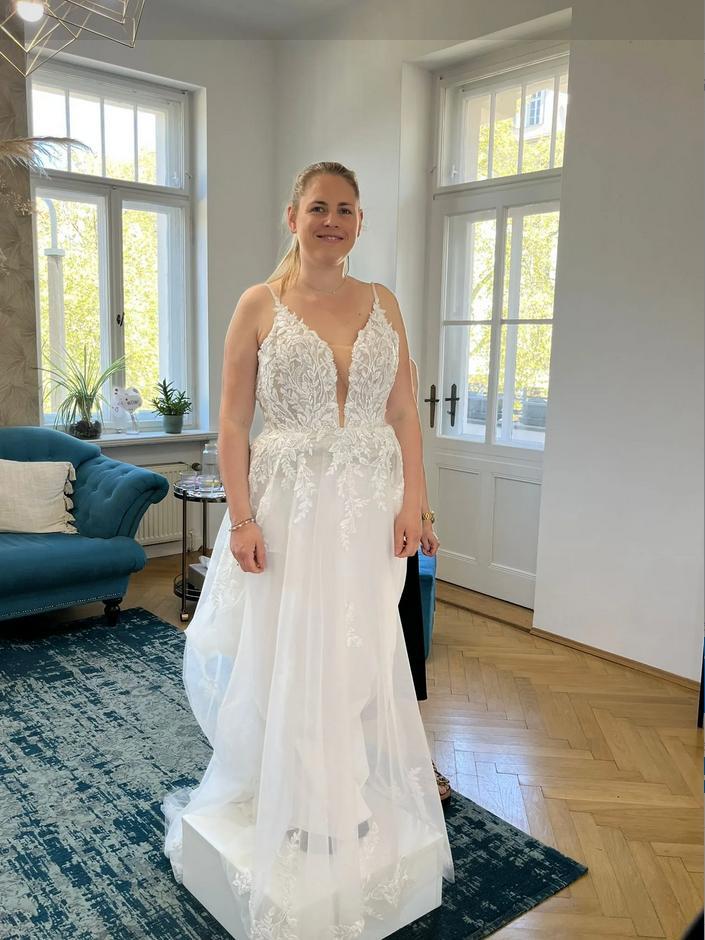 Special Elegante Hochzeitskleider A Linie Spitze Brautkleider Günstig Online