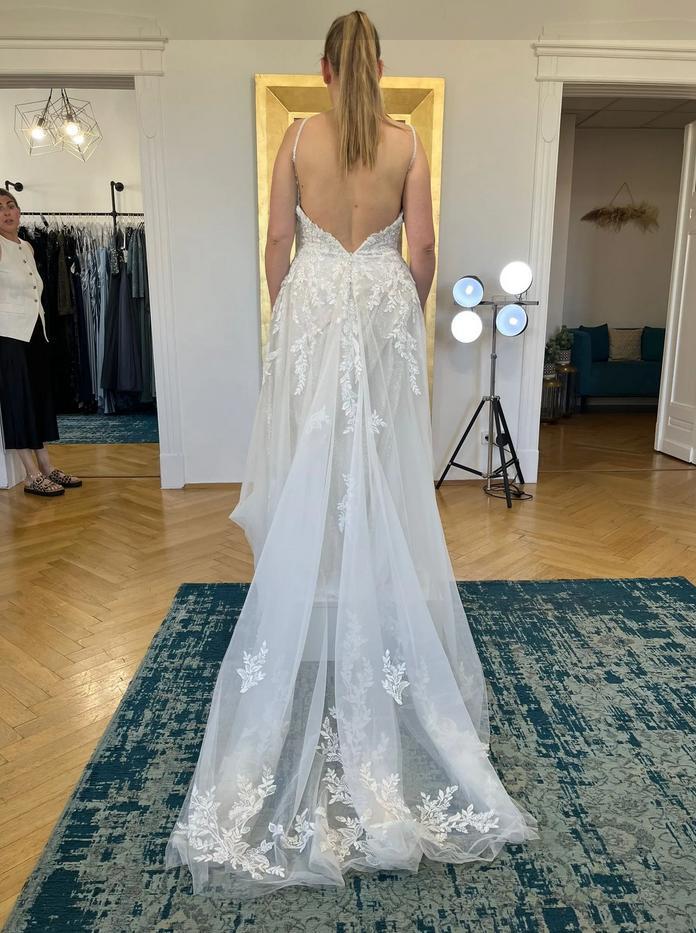 Special Elegante Hochzeitskleider A Linie Spitze Brautkleider Günstig Online