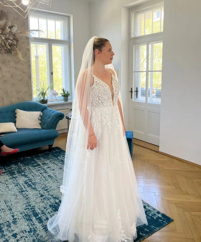 Special Elegante Hochzeitskleider A Linie Spitze Brautkleider Günstig Online