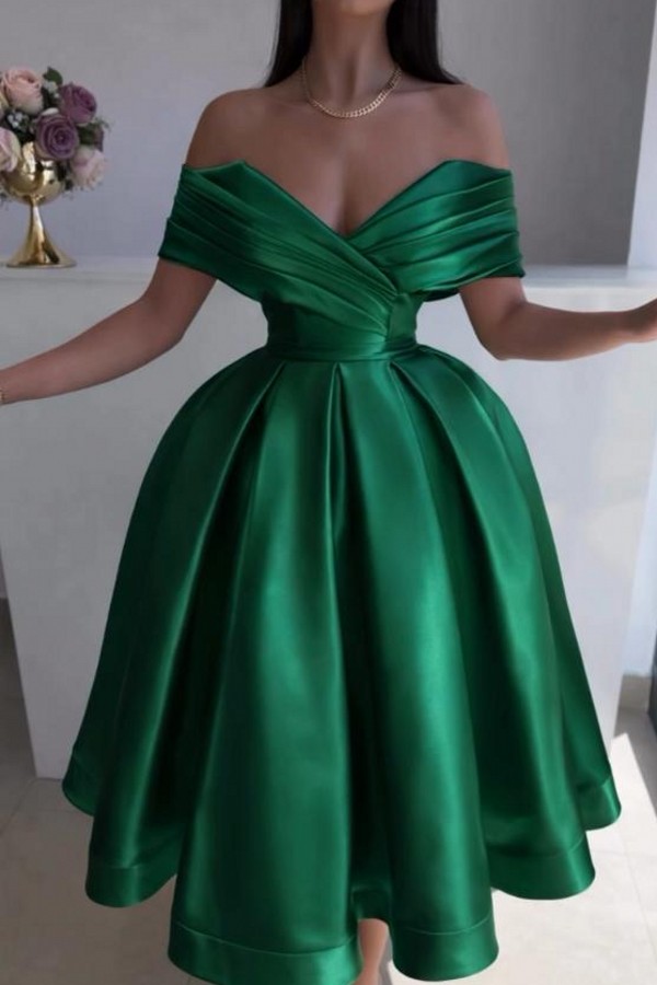 Emerald Green Cocktail Dresses Party Dresses Short Ball Gowns Evening Wear