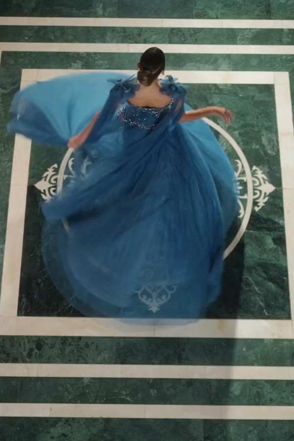 Tintenblaue Abendkleider Lang Glitzer Ballkleider mit Spitze