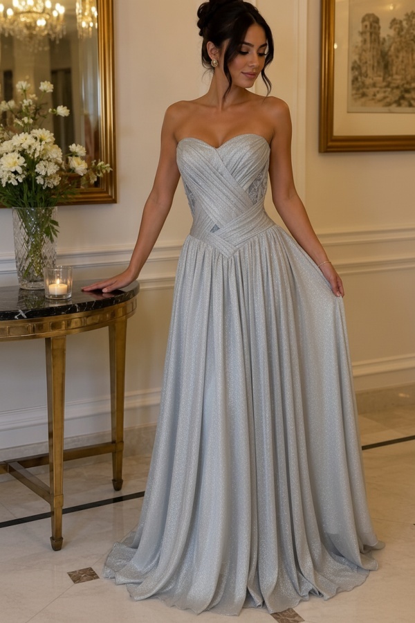 Gelb Abendkleider Lang Chiffon Schlichte Partykleider Günstig Online
