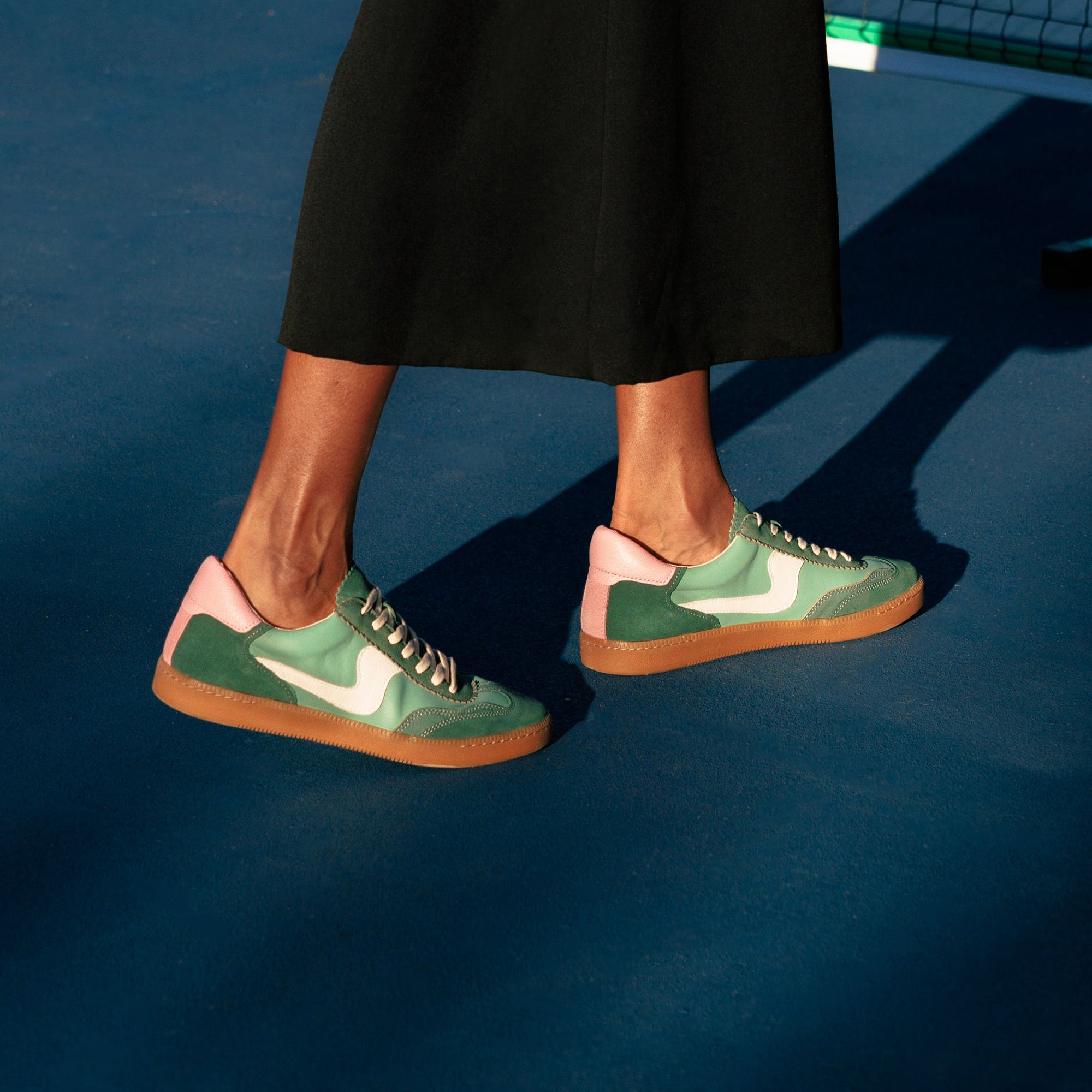 SNEAKERS GREEN SUEDE