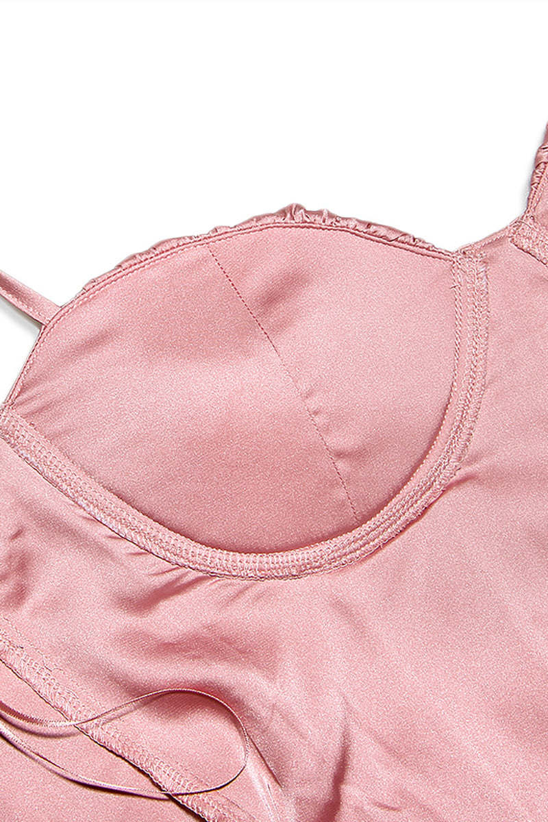 White Cami V Neck Ruched Corset Wrapped Pleated Bodycon Satin Evening Gown Midi Dresses