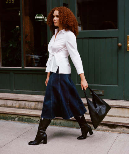 Mia Tote Black Leather