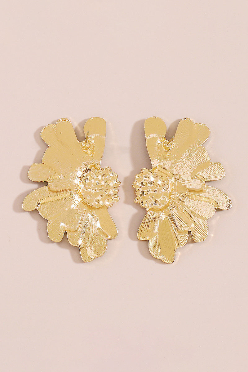 Flower Shape Boho Alloy Vintage Stud Earrings