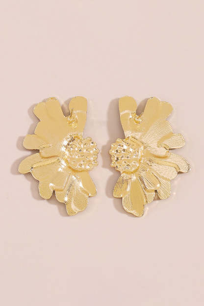 Flower Shape Boho Alloy Vintage Stud Earrings
