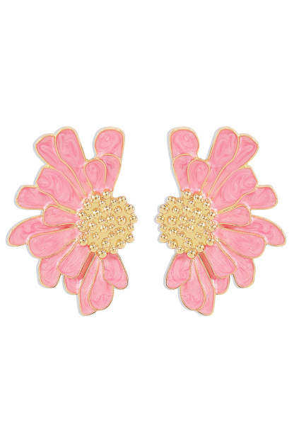 Flower Shape Boho Alloy Vintage Stud Earrings