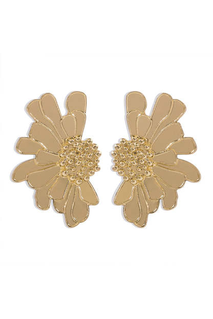 Flower Shape Boho Alloy Vintage Stud Earrings
