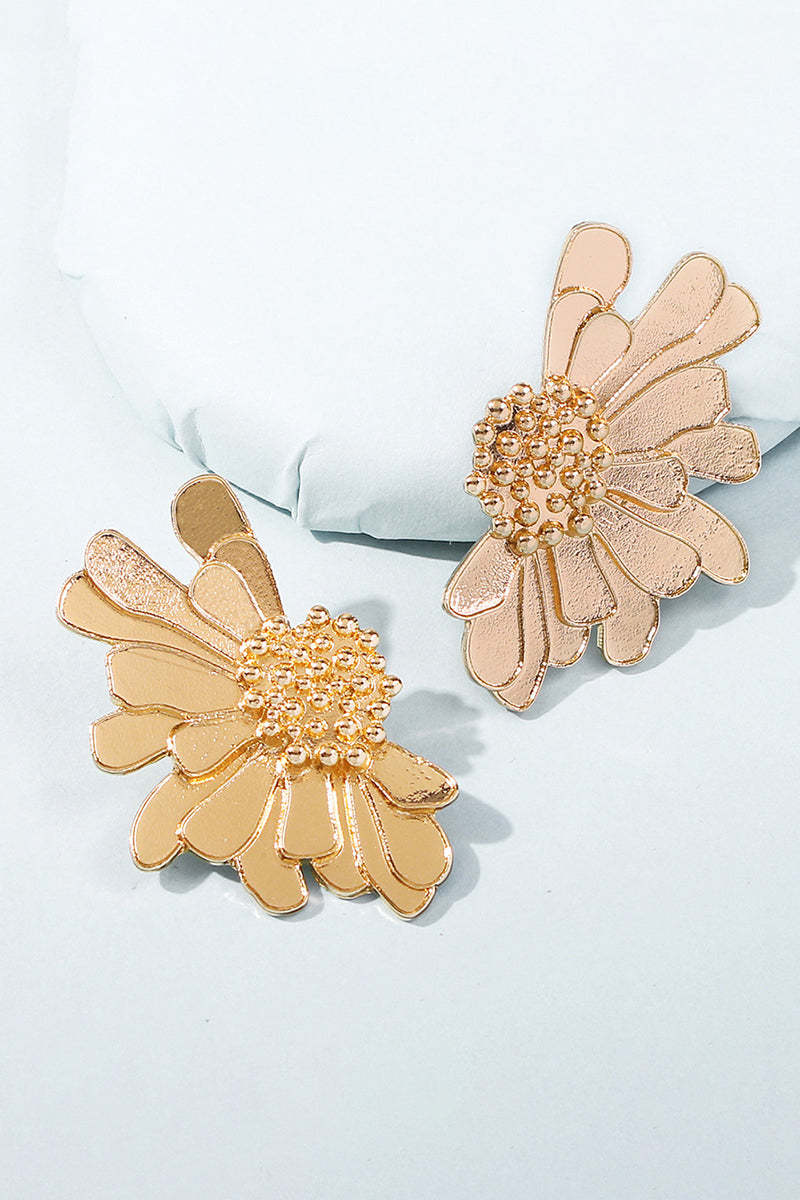 Flower Shape Boho Alloy Vintage Stud Earrings