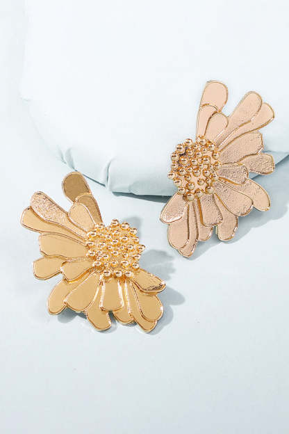 Flower Shape Boho Alloy Vintage Stud Earrings