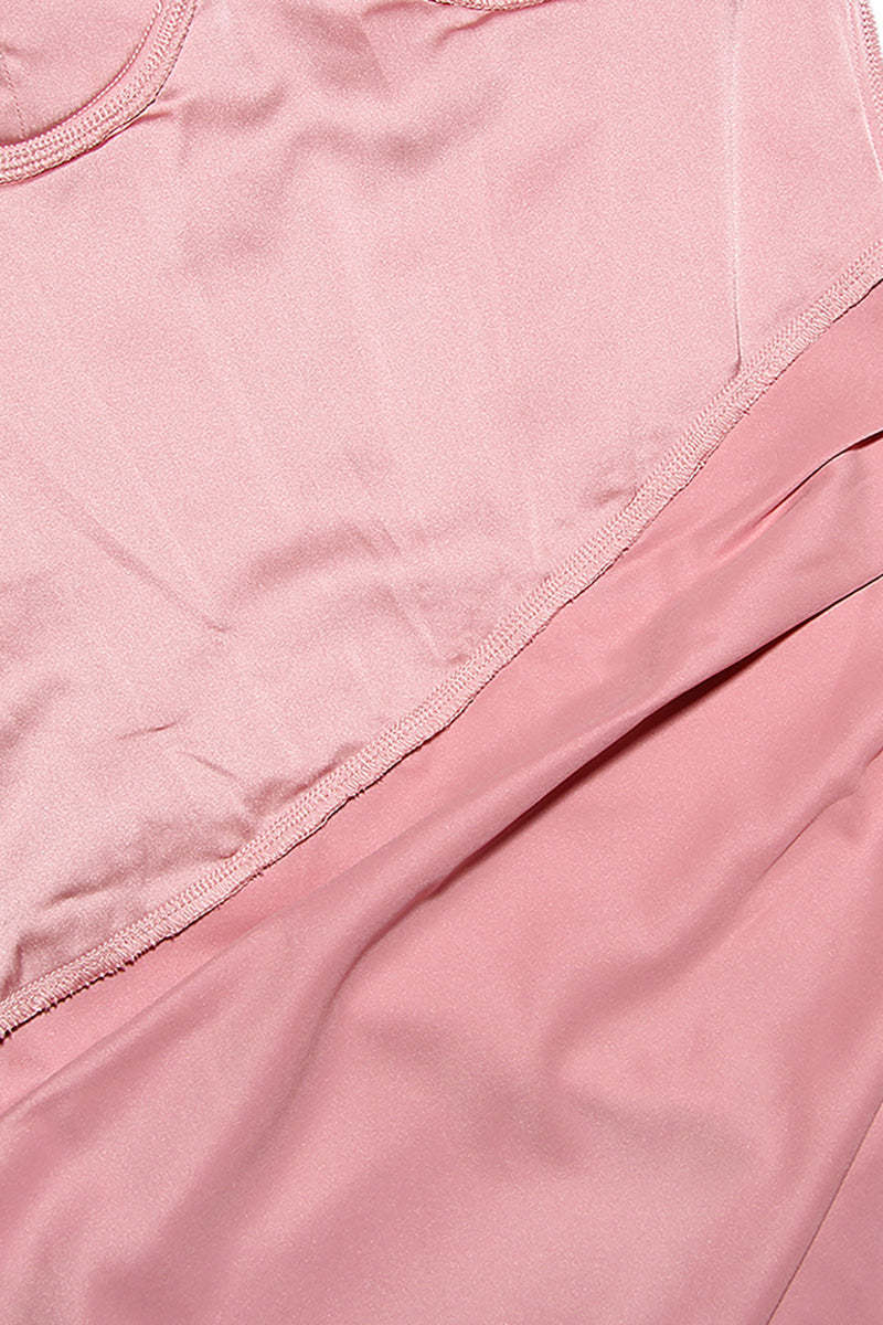 White Cami V Neck Ruched Corset Wrapped Pleated Bodycon Satin Evening Gown Midi Dresses