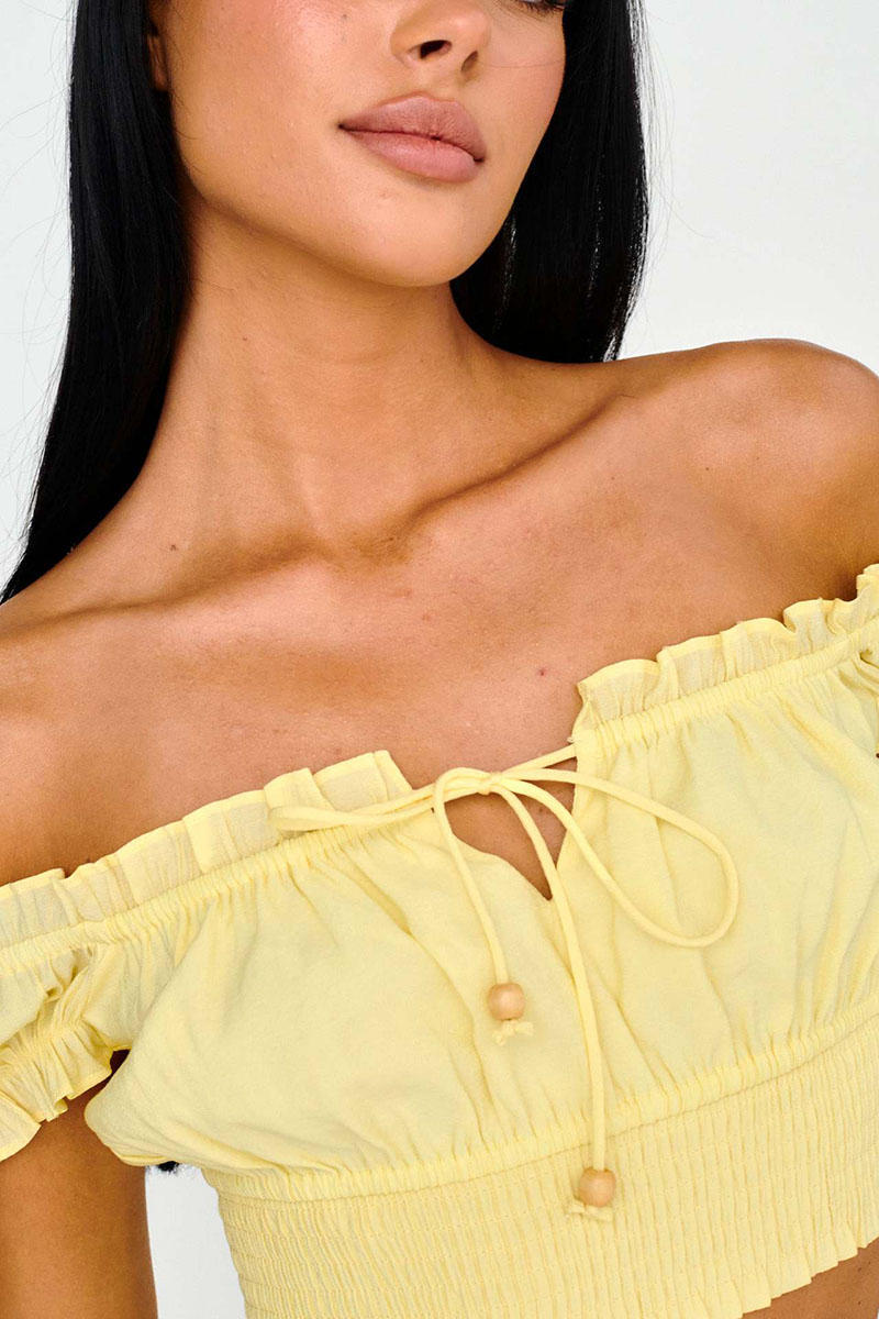 Off Shoulder Short Sleeve Ruched Top Quilted Maxi Skirt Matching Set-White