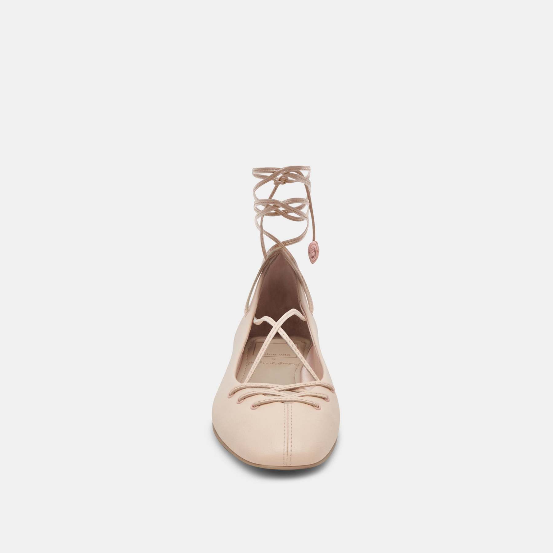 BEATE BALLET FLATS LIGHT PINK LEATHER