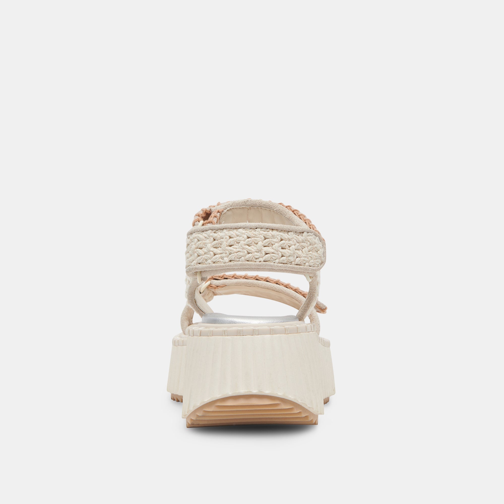 Debra Sandals Ivory Suede